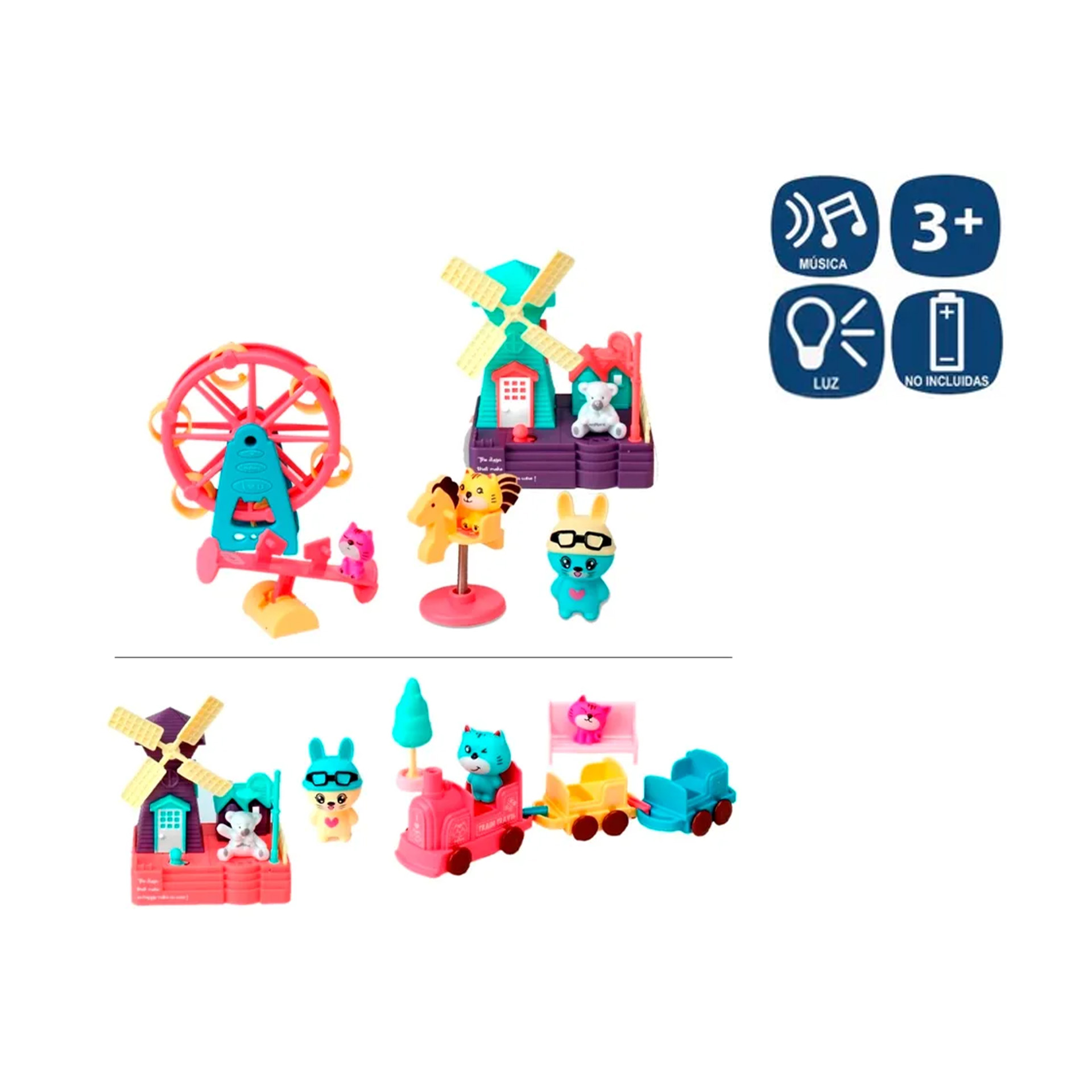 Jogo Mascotes 3X2.6X5CM