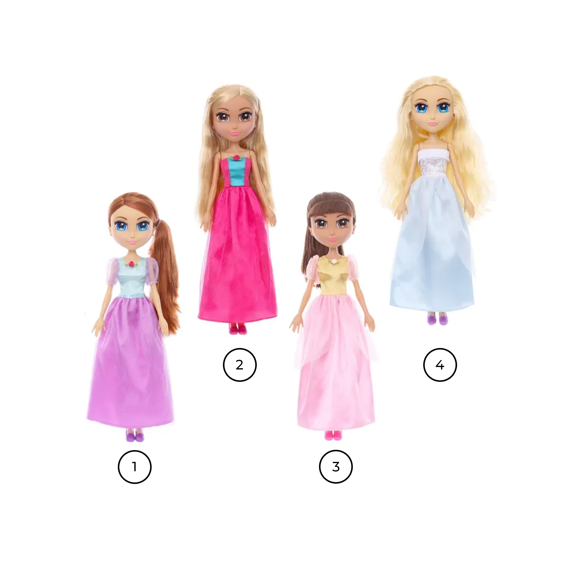 Boneca Princesa Articulada 50CM