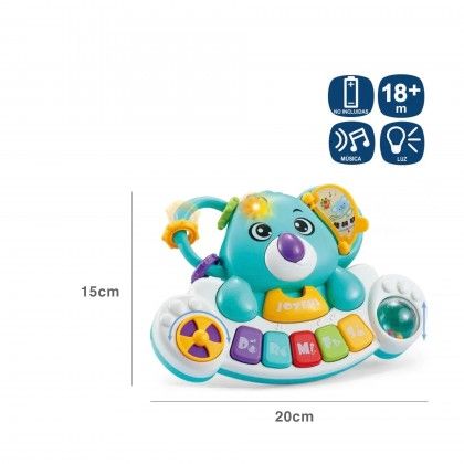 Urso Atividades Luz e Música 20X15X5.5CM Urso Atividades Luz e Música 20X15X5.5CM