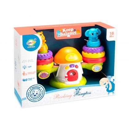 Jogo Anilhas Com Luz E M�sica 21X10X18CM