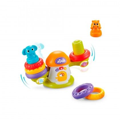 Jogo Anilhas Com Luz E M�sica 21X10X18CM