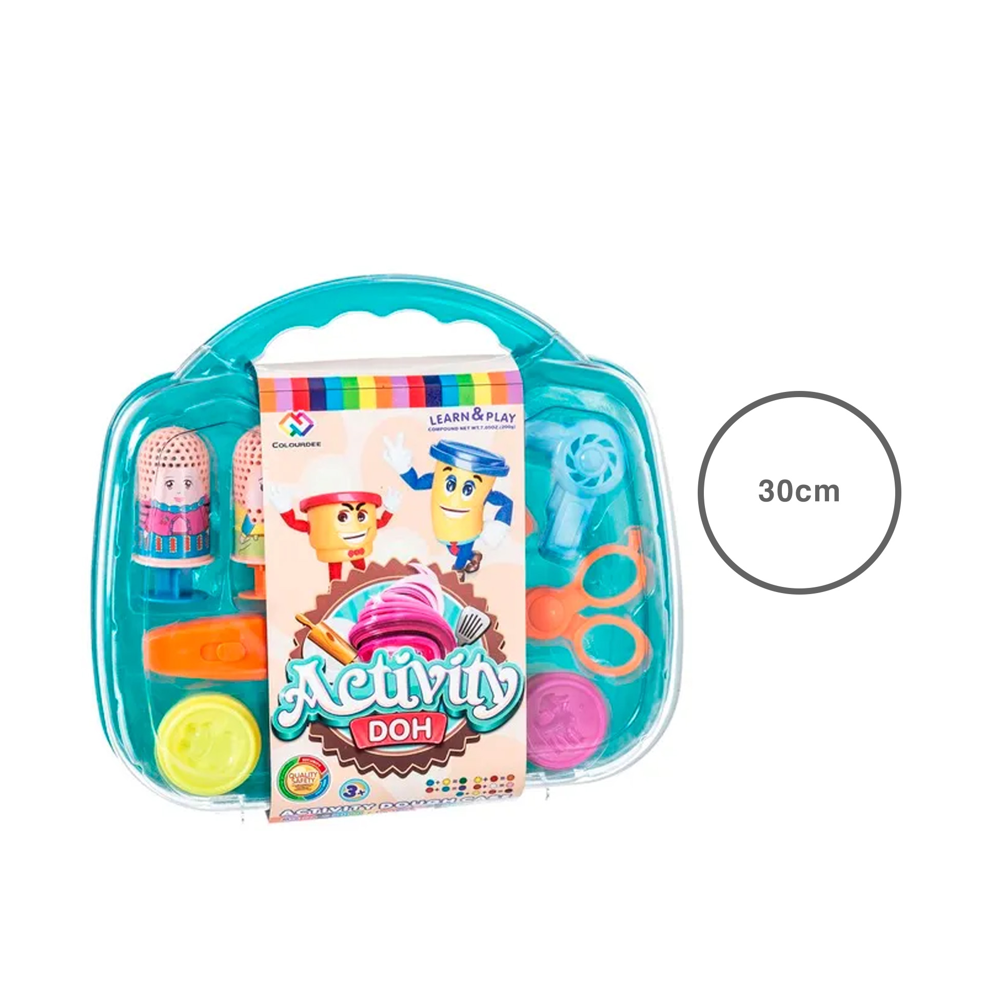 Mala Plasticina Com Acessórios 30CM