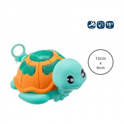 Tartaruga Luz E Corda 12CM Tartaruga Luz E Corda 12CM