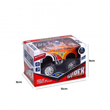 Carro Polícia Fricção 15X9X8CM Carro Polícia Fricção 15X9X8CM