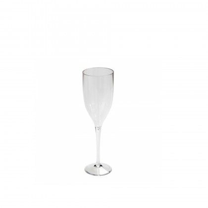 Copo Flute Policarbonato Transparente 150ML