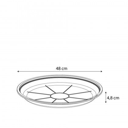Prato Catering Polipropileno 48CM 5.8L Prato Catering Polipropileno 48CM 5.8L
