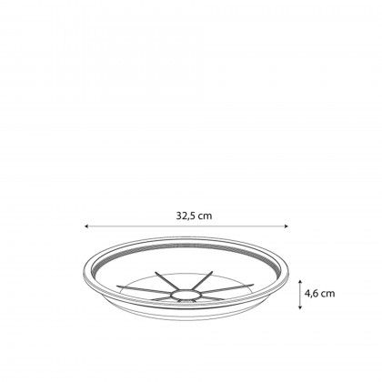 Prato Catering Polipropileno 32.5CM 2.5L Prato Catering Polipropileno 32.5CM 2.5L