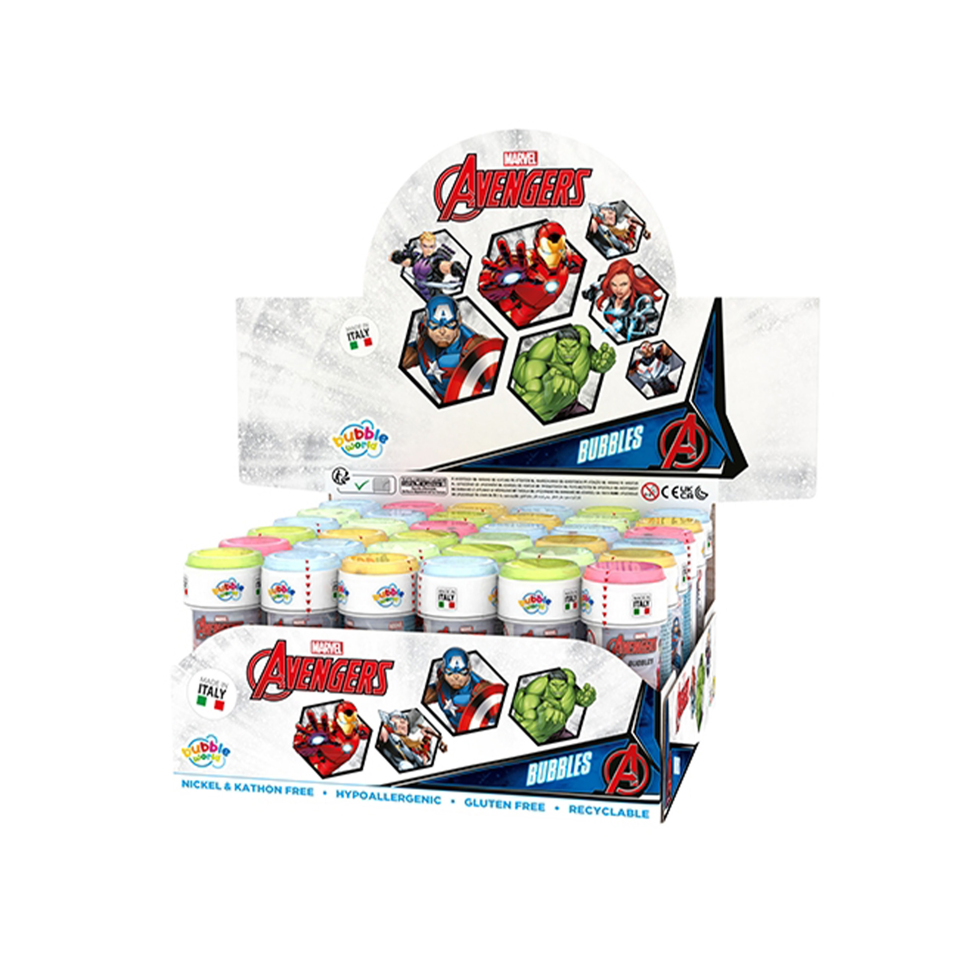 Bolas Sabão Vingadores 60ML