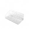 Organizador Cosméticos Plástico Incolor 22.3X12.7X8cm Organizador Cosméticos Plástico Incolor 22.3X12.7X8cm
