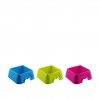 Comedouro Plstico Pekines Azul 800ml 18.5X18.5X7cm