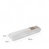 Caixa Porta Talheres Plstico Incolor 23X7X4cm