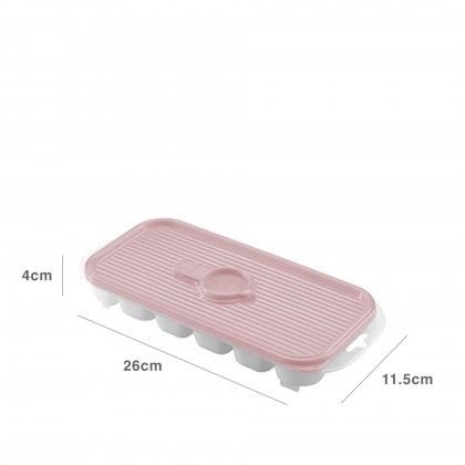Cuvete Gelo com Tampa Plstico Multicor 26X11.5X4cm