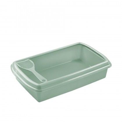 Caixa Higinica com P Plstico Cor Pastel 8000ml 48X29X11cm