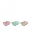 Cesto Plstico Rattan 3l 21X30X7.6cm Rosa