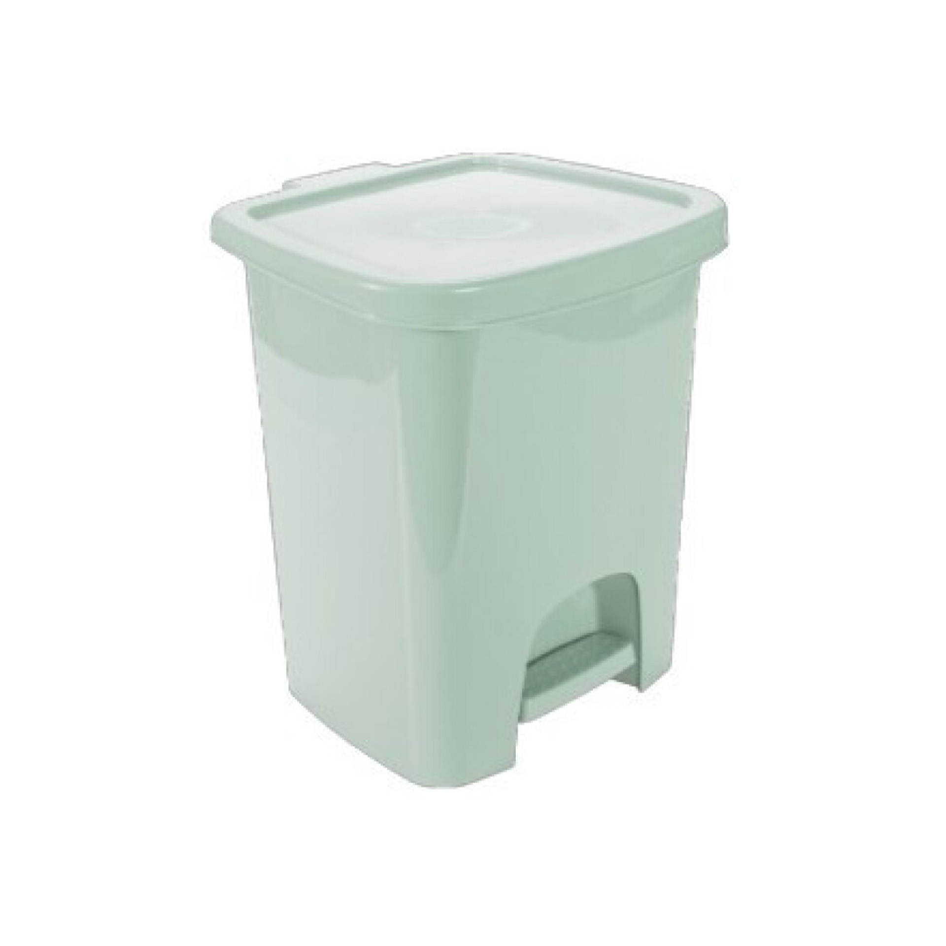 Balde Lixo com Pedal Plástico Multicor 6000ml 22.7X20.5X28.5cm