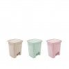 Balde Lixo com Pedal Plstico Multicor 6000ml 22.7X20.5X28.5cm