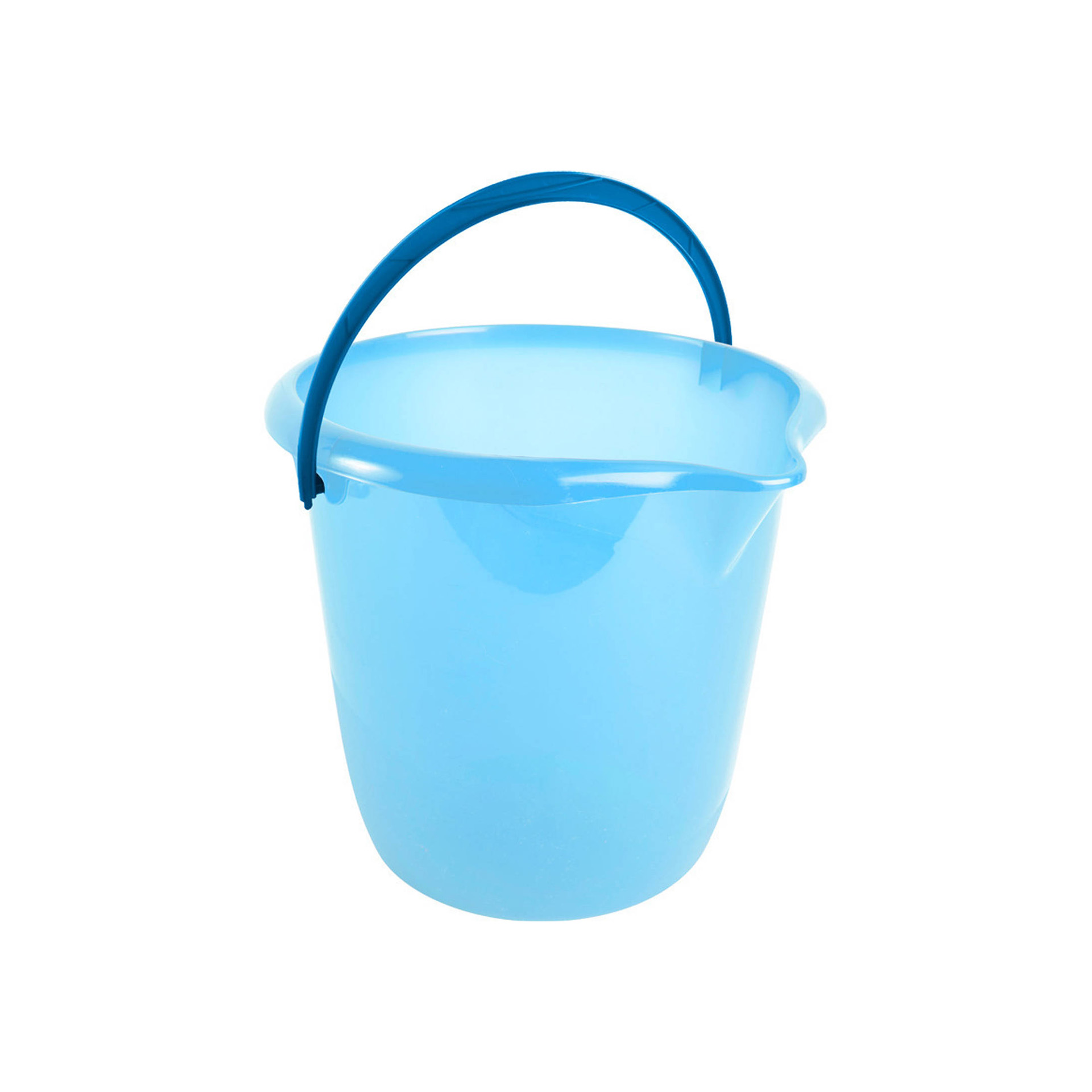 Balde Plástico com Asa Multicor 10l 28X26cm