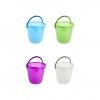 Balde Plstico com Asa Multicor 10l 28X26cm
