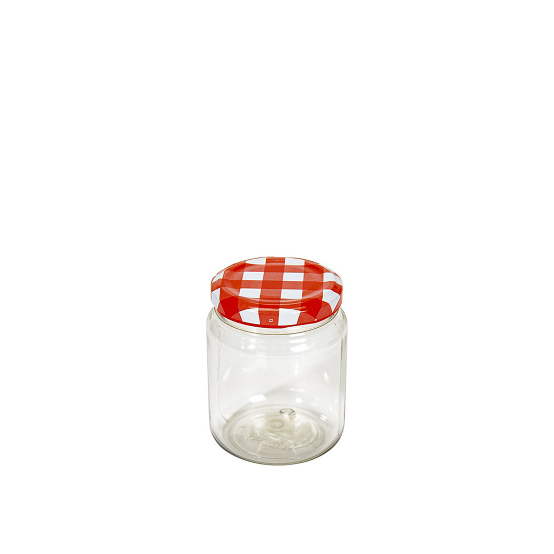 Caixa Hermética Hega Vichy Vermelho 210ml 6.5X8cm