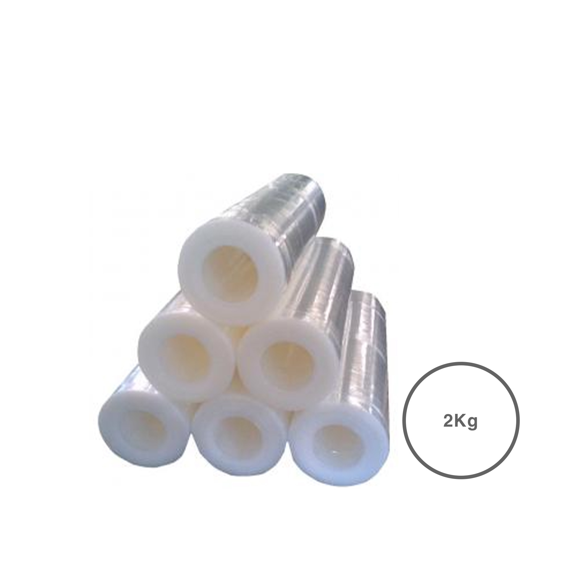 Rolo Filme Estirável Com Tubo Transparente 2KG