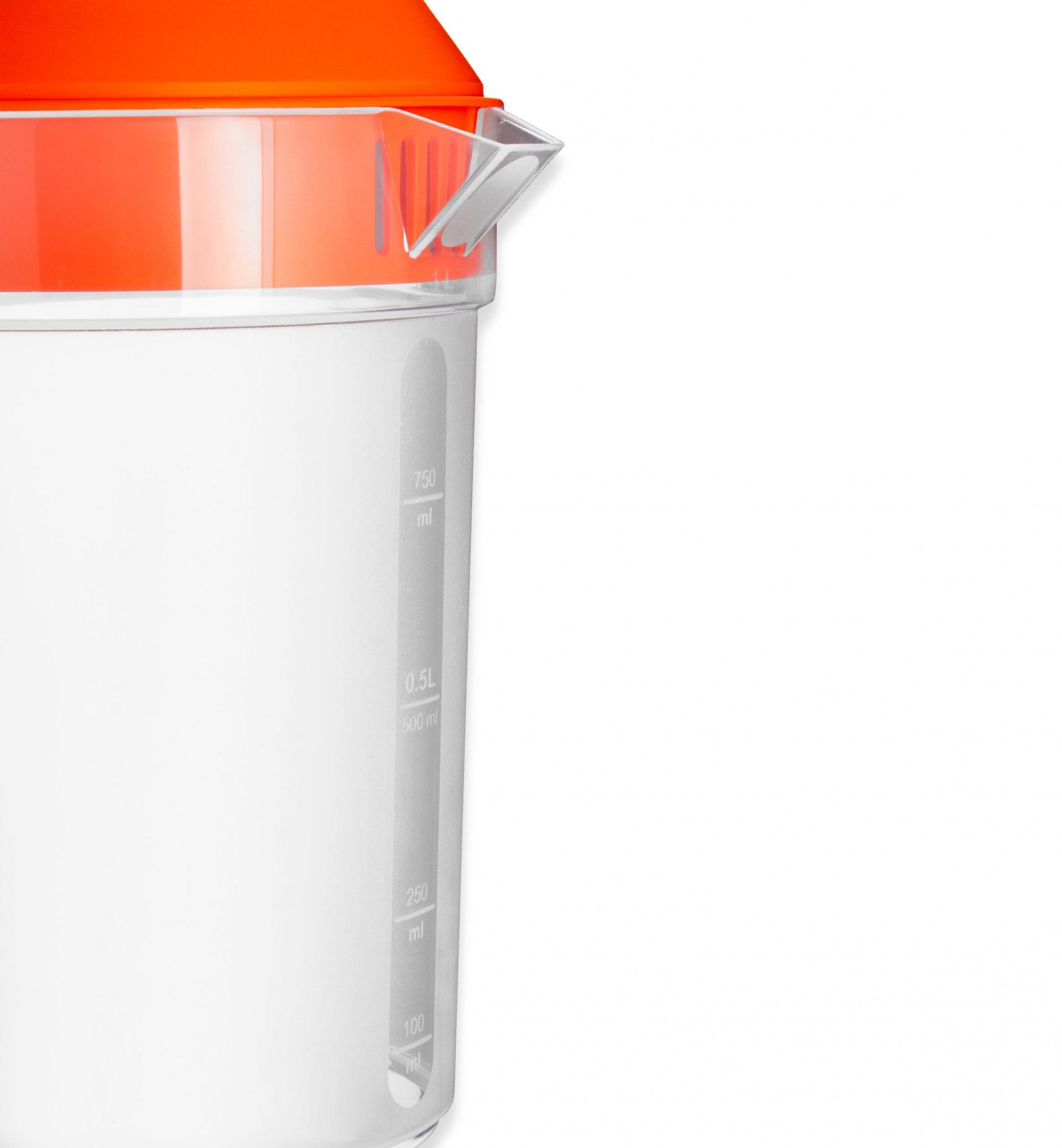 Jarro Plástico Codil Summer com Tampa Redondo 1000ml 11.6X16X18.5cm