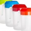 Jarro Plstico Codil Summer com Tampa Redondo 2000ml 13.6X19X22.5cm