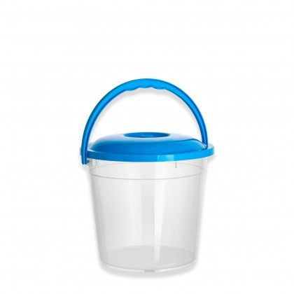 Balde Plástico Codil Popcorn com Tampa e Asa Redondo 1250ml 14.2X15cm Balde Plástico Codil Popcorn com Tampa e Asa Redondo 1250ml 14.2X15cm