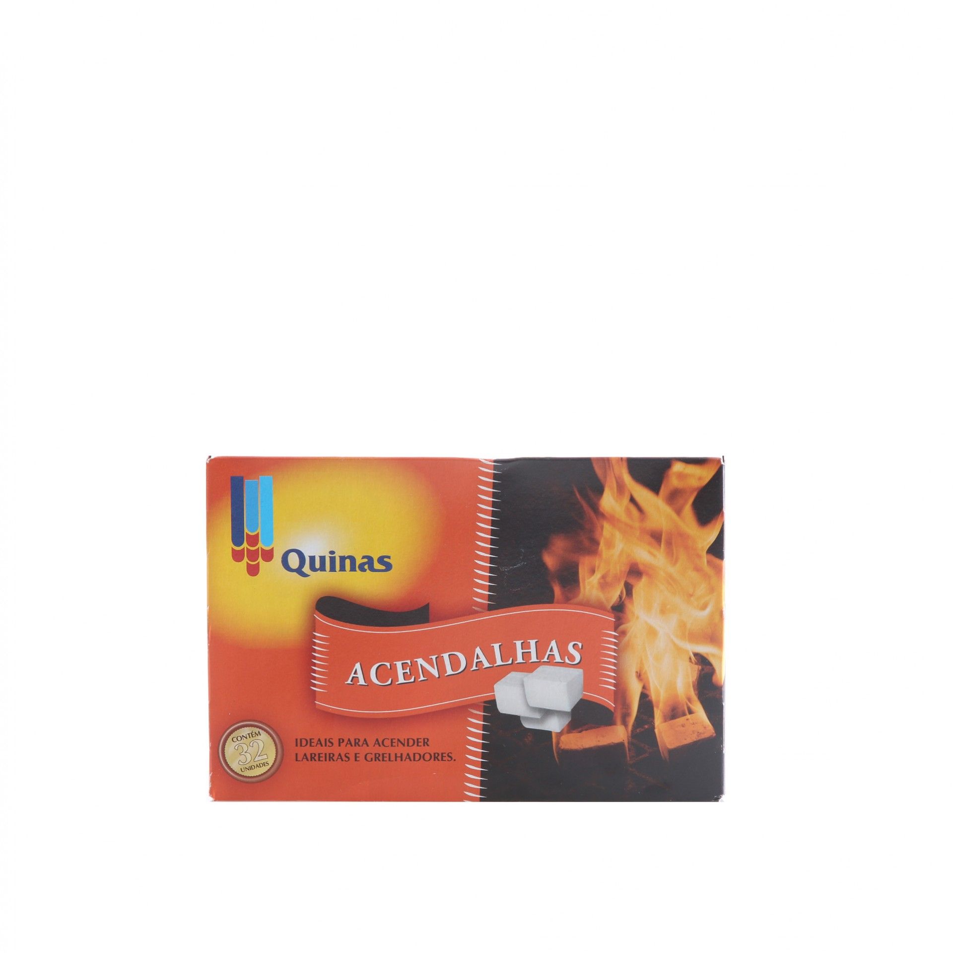 Acendalhas Brancas Quinas 32 Unidades