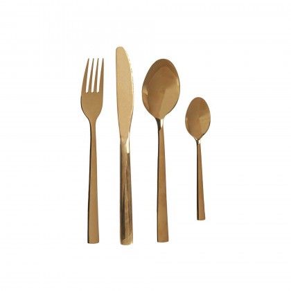 Faqueiro Ao Dourado 8 Peas