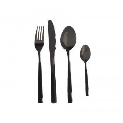 Faqueiro Ao Preto 8 Peas