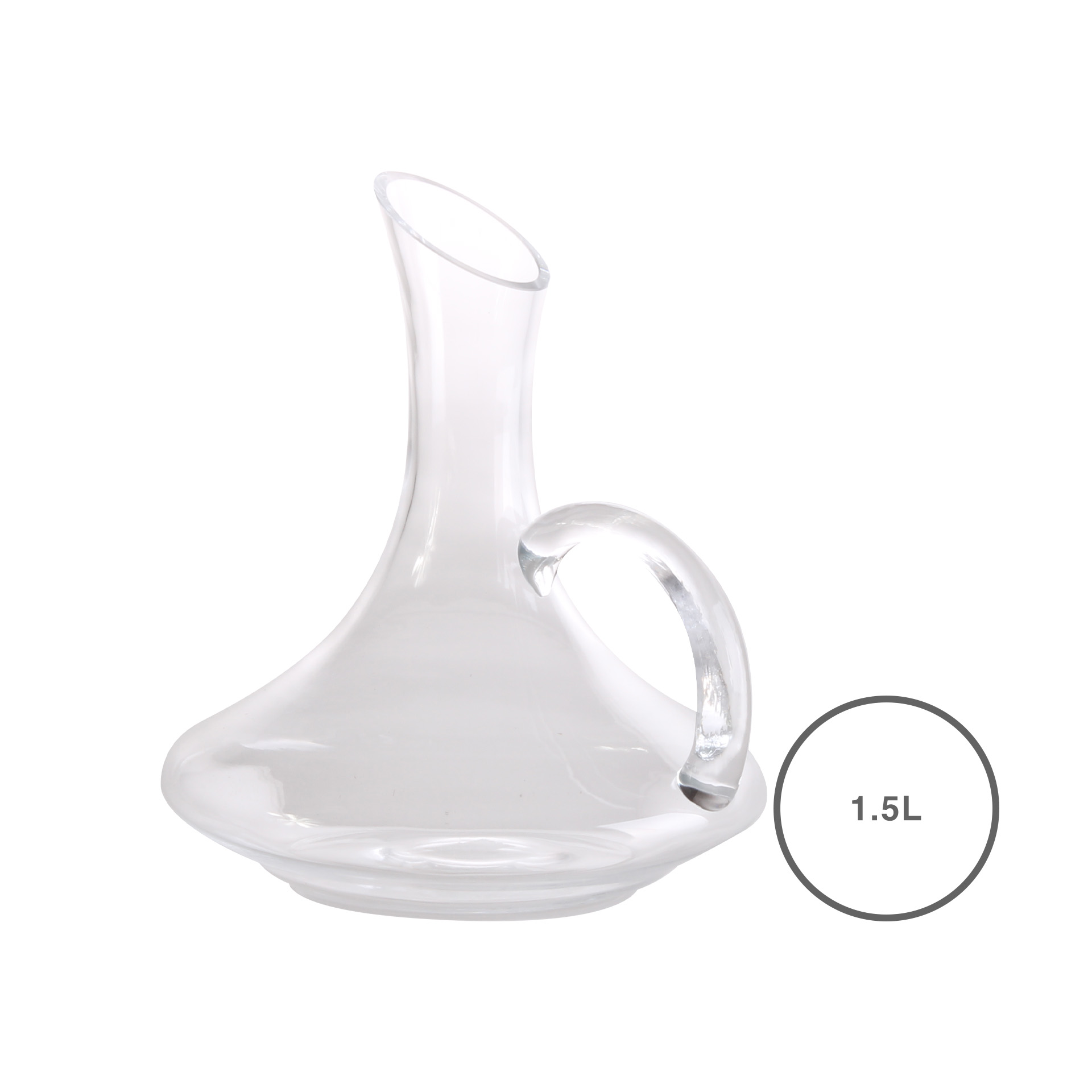 Decanter Vidro Alentejo com Asa 1500ml 19.5X24.5cm