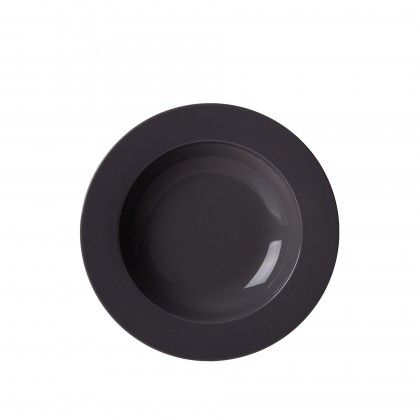 Prato Sopa Cinza Escuro 22.5CM