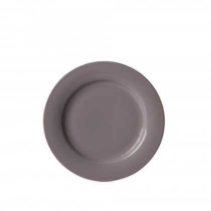 Prato Sobremesa Cinza 22.5CM