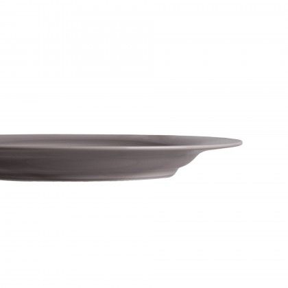 Prato Sobremesa Cinza 22.5CM