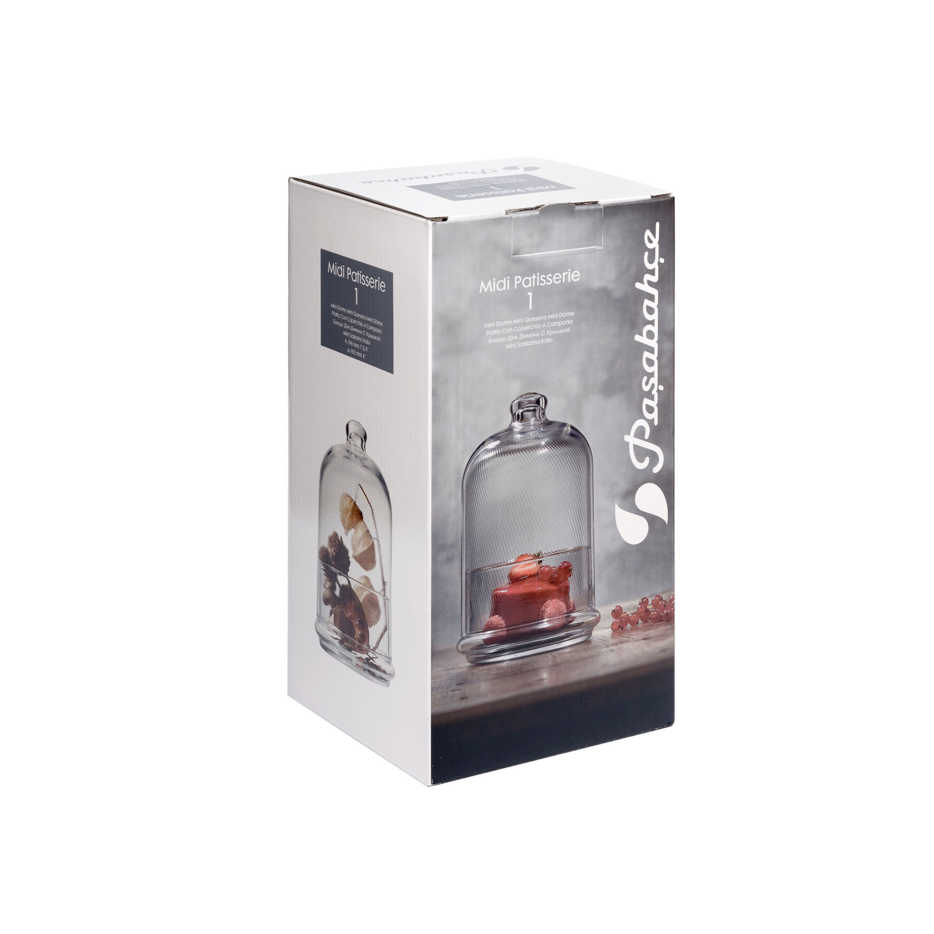 Queijeira Vidro Pâtisserie Midi 10X19.6CM