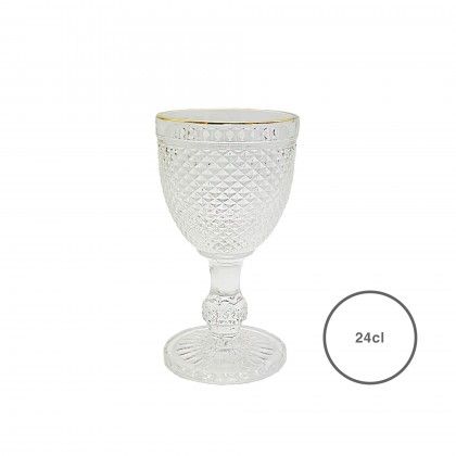 Copo Com P Picotado Dourado 24CL