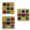 Brinquedo Madeira Formas 12.4X12.4X1.4CM