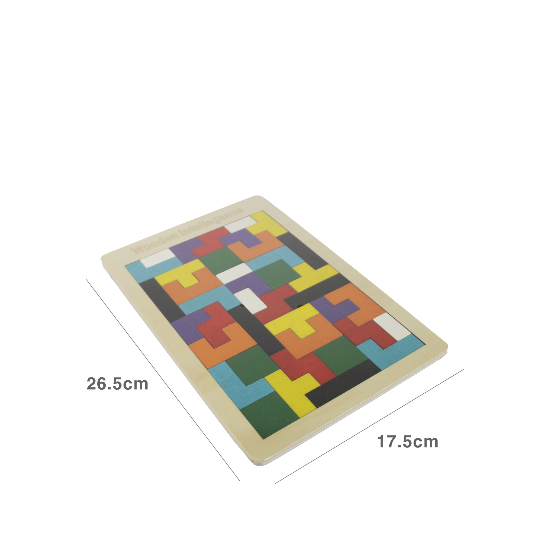 Brinquedo Madeira Puzzle 26.5X17.5X0.6CM