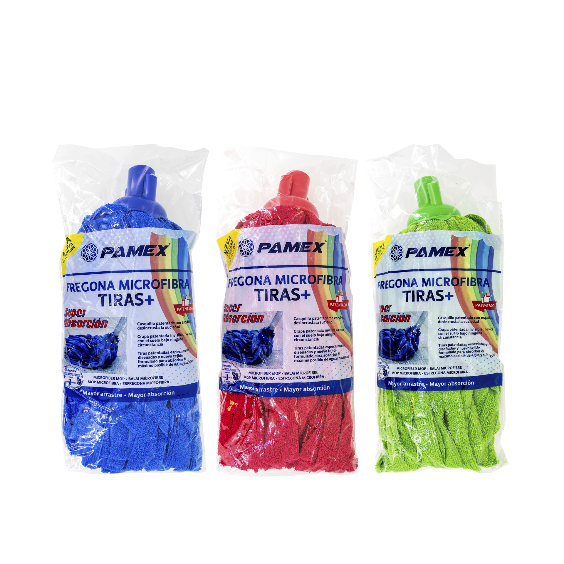 Esfregona Microfibra Tiras Plus