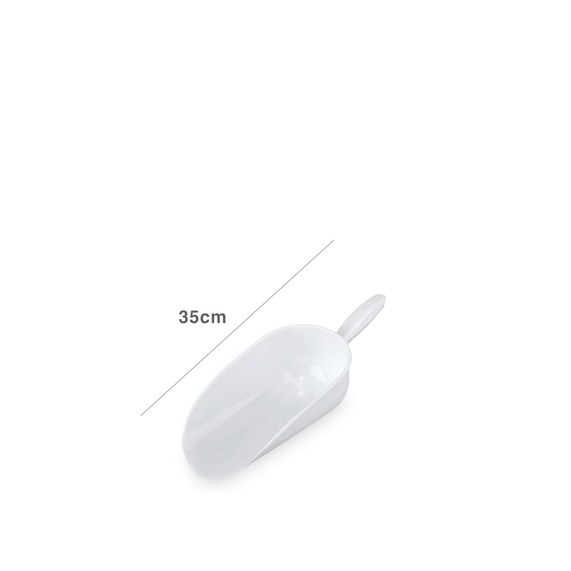 Colher Gelo Plástico 35cm