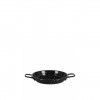 Paellera Valenciana com Rebordo Esmalte Preto N.38 38X4cm