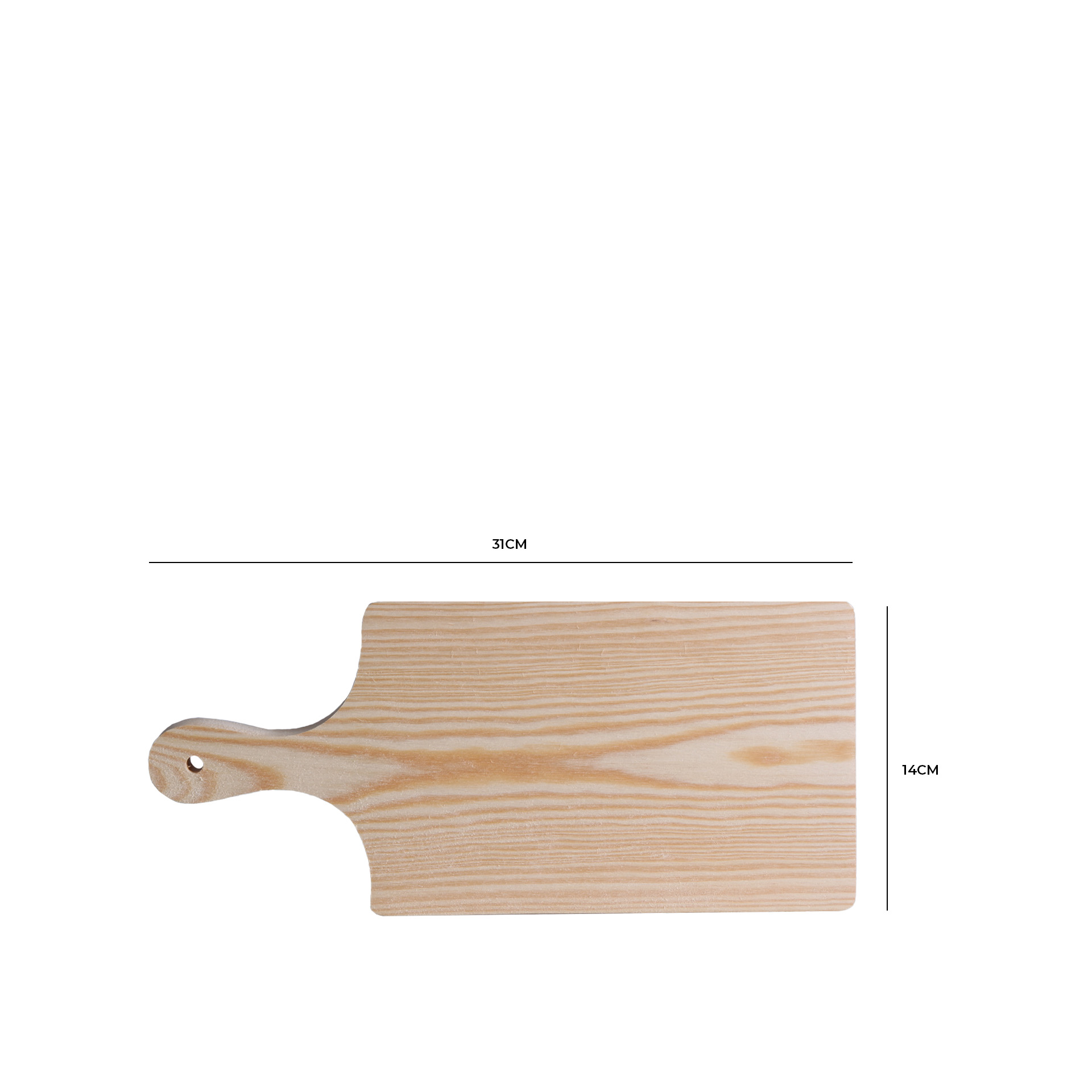 Tábua Corte Madeira com Cabo Nº0 14X31CM