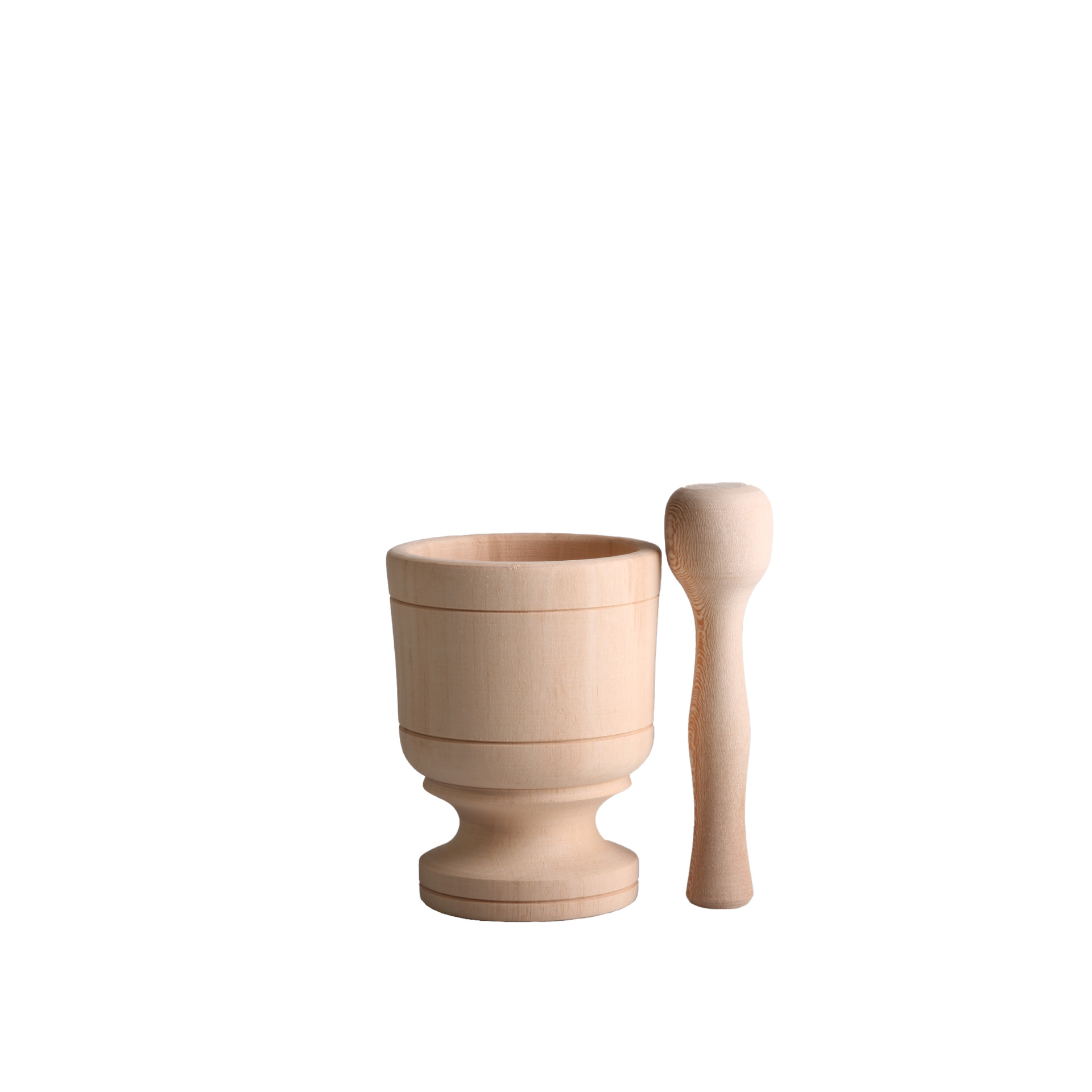 Almofariz Madeira Natural Classic Nº2 Ø9X12CM