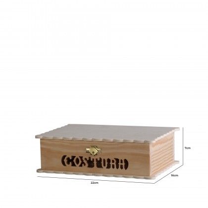 Caixa Costura Natural 22X16X7CM