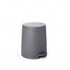 Balde Wc Milan Cinza 3L 19X21.8X22.1cm