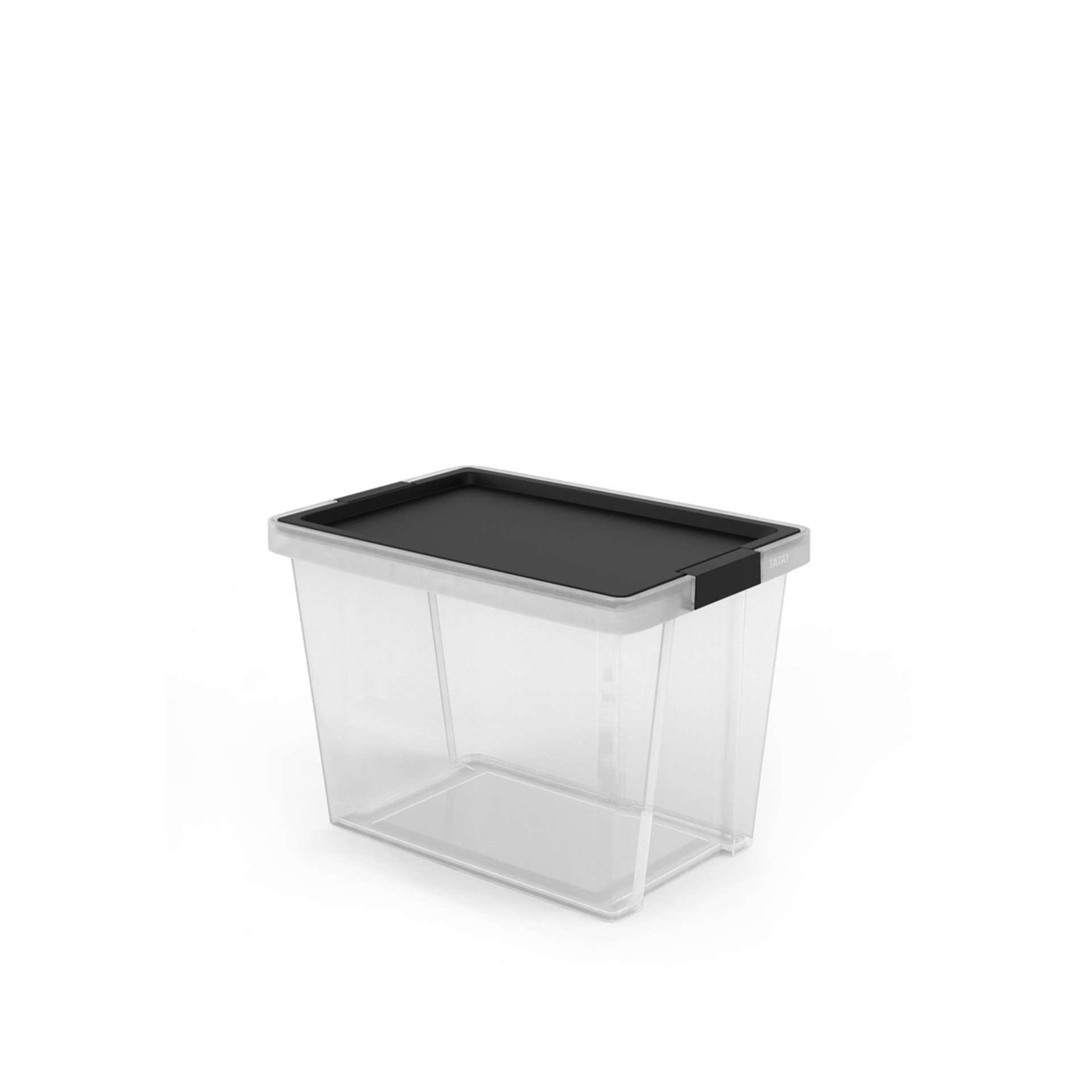 Caixa Multiusos Plástica New Preto 15L 25X36X26cm