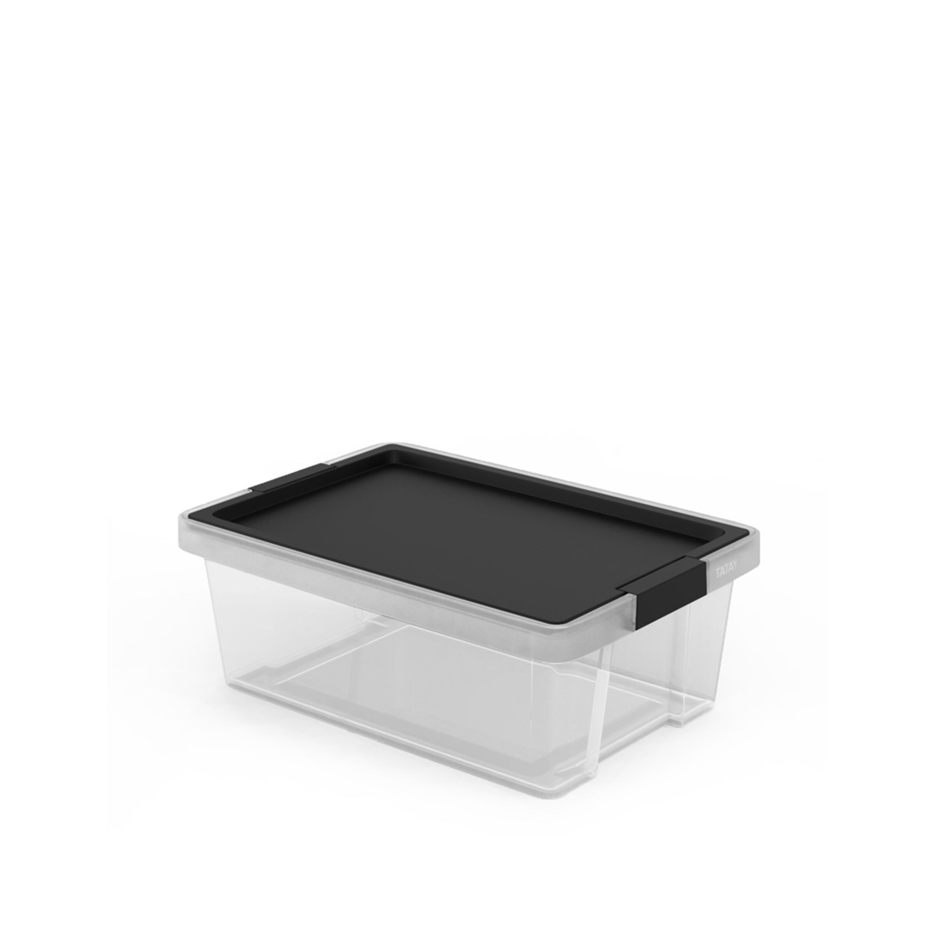 Caixa Multiusos Plástica New Preto 7L 25X36X13cm