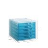 Bloco 5 Gavetas Classificadores Secretria 34X27X25.5cm