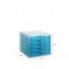 Bloco 5 Gavetas Classificadores Secretria 34X27X25.5cm