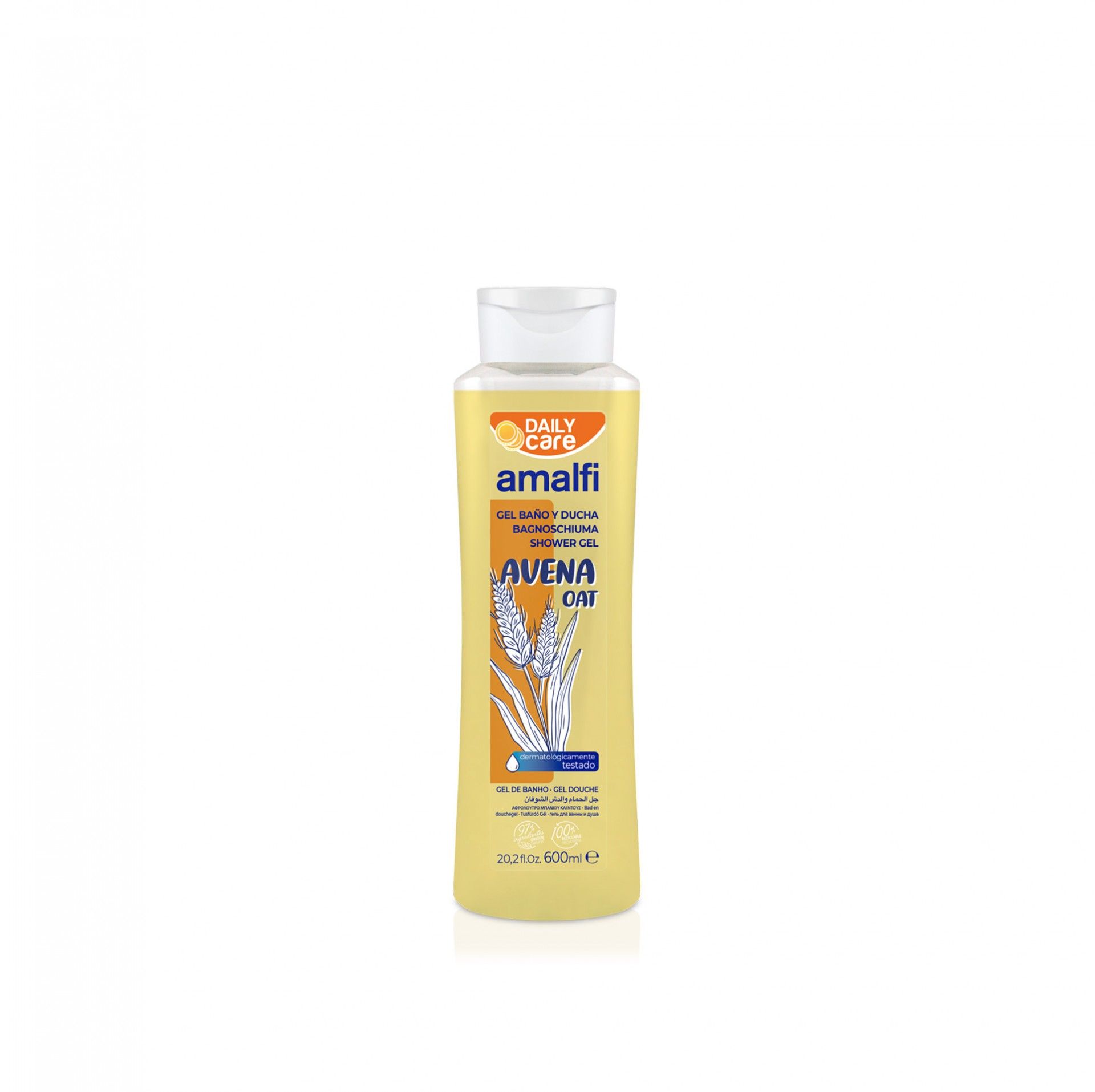 Gel Banho Amalfi Daily Care 600ml Aveia